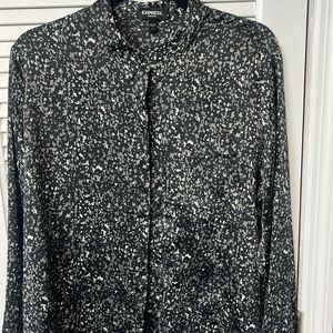 Express Long Sleeve Portofino Blouse XL, Worn Once